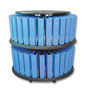 Chart Binder Carousel, 60-Space Countertop Model