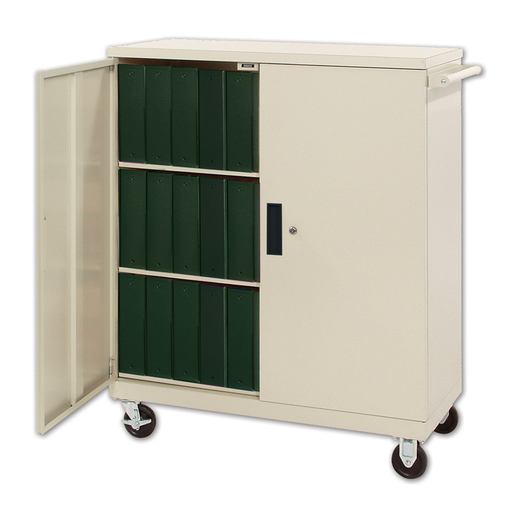 Deluxe Locking Binder Cart, HIPAA Compliant