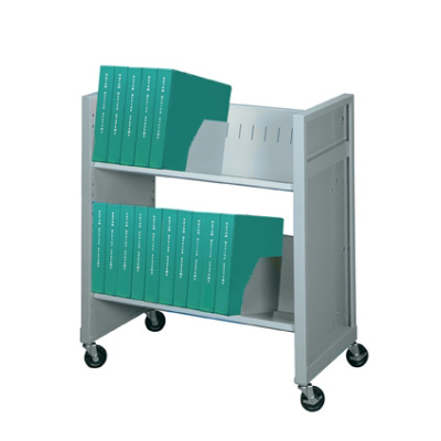 Economy Mobile Chart Rack, 32-Space (2" binders)