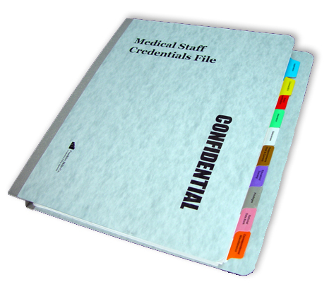 Medical Staff Folder - Credentials File
