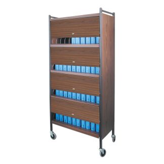 Locking Chart Binder Cart, 40 Space - Rhino-Tuff™